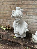 Tuinbeeld Dame van Steen, Tuin en Terras, Tuinbeelden, Ophalen, Gebruikt, Beton, Mensenbeeld