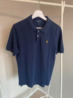 Polo Ralph Lauren Shirt Maat 164/170 Donkerblauw 100% katoen, Ophalen of Verzenden, Zo goed als nieuw, Jongen, Shirt of Longsleeve