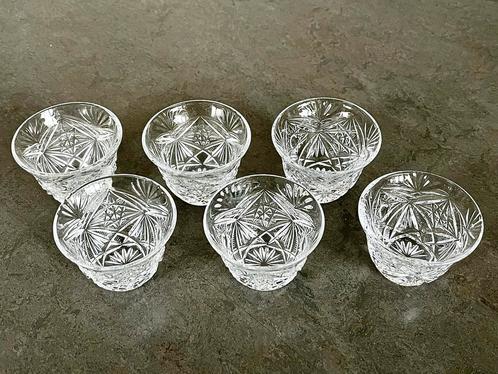 Set Kristallen Glaasjes 6x Handgeslepen Hoge Kwaliteit, Antiek en Kunst, Antiek | Glas en Kristal, Ophalen of Verzenden