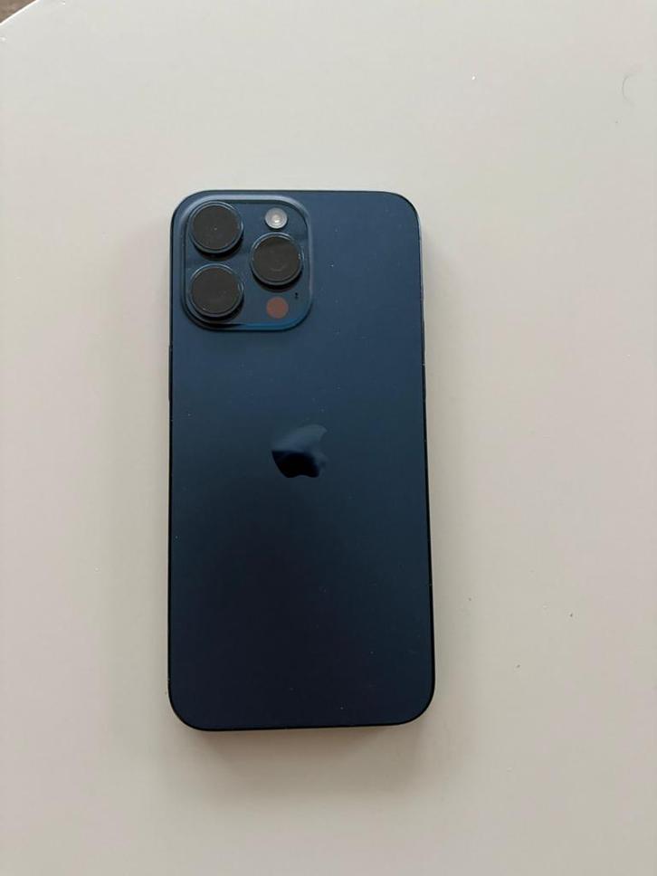 iPhone 15 Pro Max 256GB Blauw - Zo goed als nieuw!, Telecommunicatie, Mobiele telefoons | Apple iPhone, Zo goed als nieuw, 256 GB
