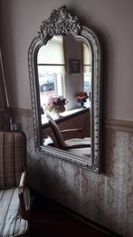 Unieke Zilveren Zware "Barok Kuifspiegel" "Facet" Exclusief!, 100 tot 150 cm, Ophalen of Verzenden, Zo goed als nieuw, 75 tot 100 cm