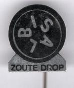 Bisal zoute drop blik speldje ( T_149 ), Verzamelen, Verzenden, Zo goed als nieuw, Merk, Speldje of Pin