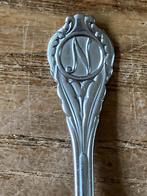 Vintage Gero Zilmeta theelepel monogram letter N, Antiek en Kunst, Ophalen of Verzenden