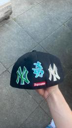 Supreme x New York Yankees Cap – Zwart, Kleding | Heren, Hoeden en Petten, Nieuw, Pet, Supreme, One size fits all