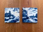Delfts Blauwe wandtegels. Hollandse landschappen, Antiek en Kunst, Antiek | Wandborden en Tegels, Ophalen of Verzenden