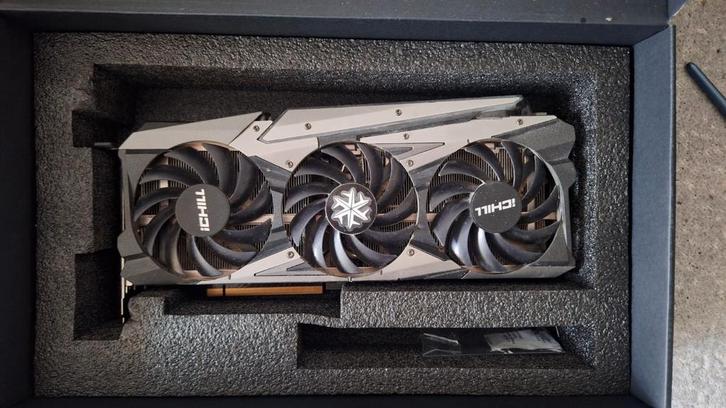 RTX 3090 iChill X3, Computers en Software, Videokaarten, Gebruikt, Nvidia, PCI-Express 4.0, GDDR6, HDMI, DisplayPort, Ophalen