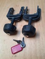 Twinny Load onderdelen kunstof crank klemmen met sleutels, Ophalen of Verzenden, Zo goed als nieuw, Fietsendrager-accessoire, Brede banden