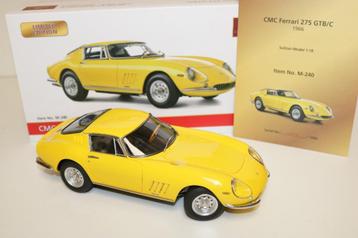 CMC 1:18 M-240 Ferrari 275 GTB/C Yellow nieuw in doos €250 beschikbaar voor biedingen