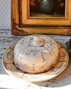 Antieke botervloot Boch, Antiek en Kunst, Ophalen of Verzenden
