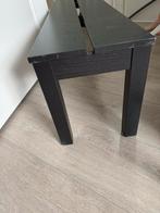 Houten Bankje Zwart, Huis en Inrichting, Stoelen, Ophalen, Gebruikt, Zwart, Hout