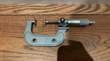 Mitutoyo 123-114 schotelschroefmaat 25-50mm, netjes gebruikt beschikbaar voor biedingen