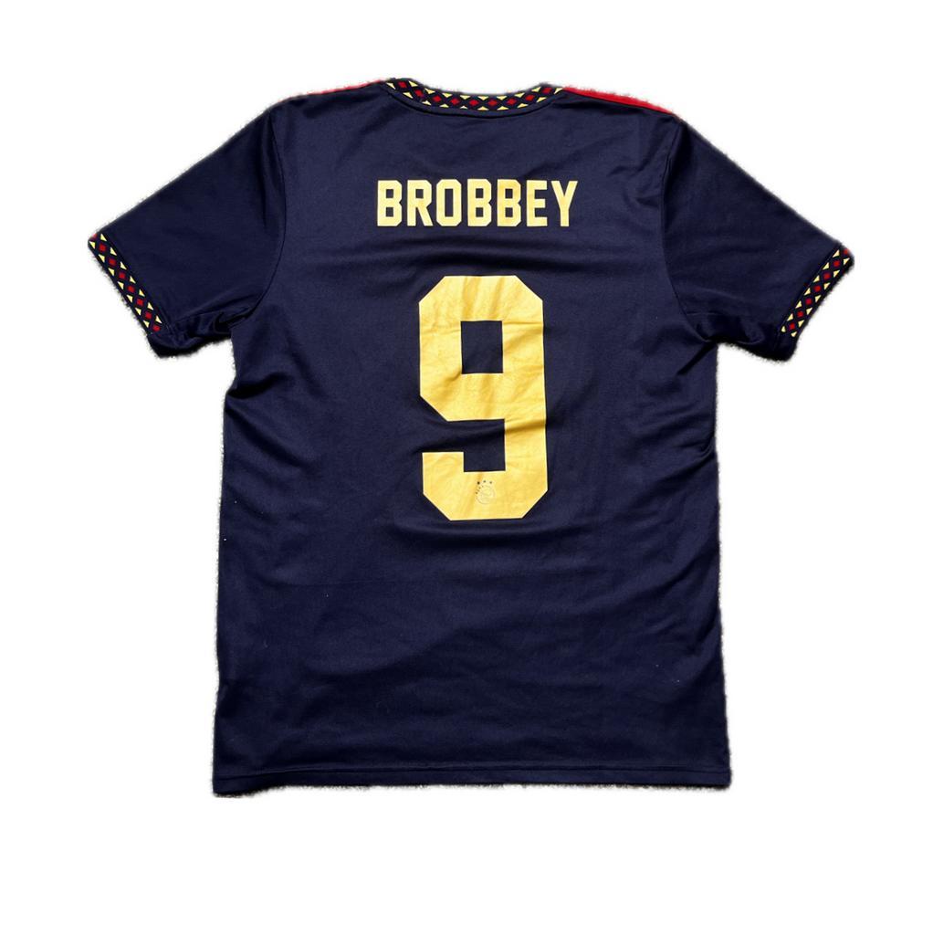 ≥ Ajax uitshirt 2022/23 Brobbey #9 8,5/10 (M) — Voetbal