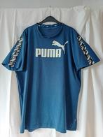 Puma met logo op de mouw blauw XXL t-shirt, Kleding | Heren, T-shirts, Blauw, Ophalen of Verzenden, Zo goed als nieuw, Puma