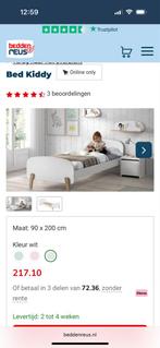 Bed Kiddy - Kinderbed - Wit, Ophalen, Zo goed als nieuw, Eenpersoons