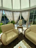 Woonkamer Set: Banken & Salontafel, Ophalen of Verzenden, Zo goed als nieuw, Leer, Modern