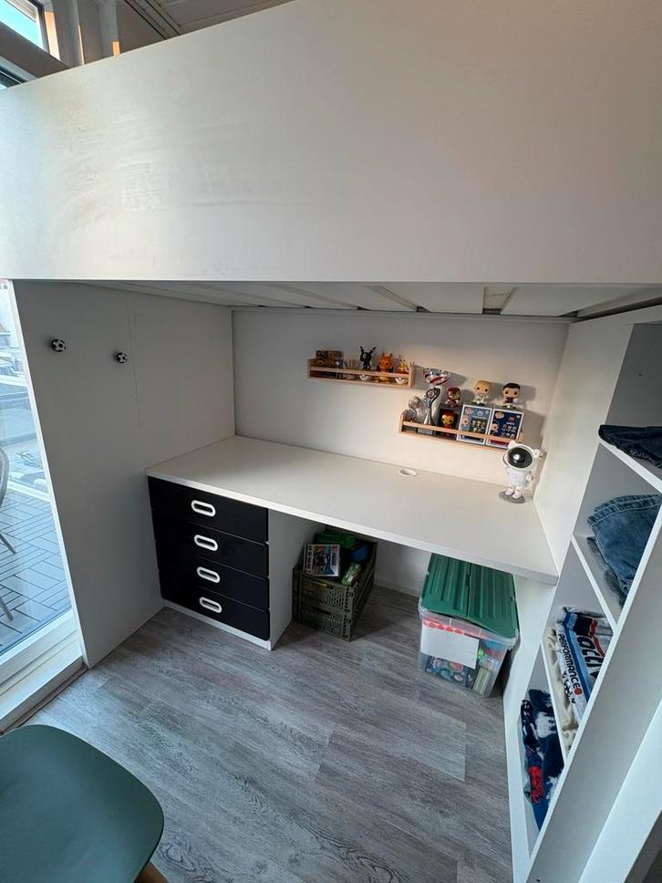 IKEA Smastad Hoogslaper - Gebruikt, Huis en Inrichting, Bureaus, Gebruikt, Bureau, Ophalen