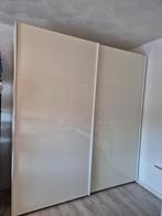 Jysk hoogglans wit kledingkast, Ophalen, Gebruikt, 50 tot 75 cm, 200 cm of meer
