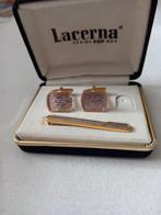 Mooie nieuwe set manchetknopen met dasspeld., Ophalen of Verzenden, Nieuw, Overige materialen