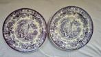 2 Miller Lila borden Petrus Regout, Antiek en Kunst, Antiek | Servies los, Ophalen of Verzenden