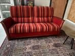 Velours bankstel vintage, Ophalen, Gebruikt, Retro