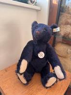 Mooie blauwe Steiff beer, Antiek en Kunst, Ophalen of Verzenden