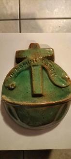 Wijwater bakje antiek keramiek groen GIT, Antiek en Kunst, Antiek | Keramiek en Aardewerk, Ophalen of Verzenden