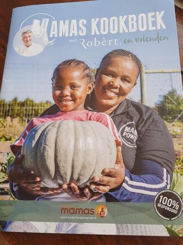 Mamas Kookboek met (Chef-kok) Robert en vrienden. Ongebruikt beschikbaar voor biedingen