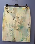 Taifun creme + watercolor print rok als nieuw 38 M nr 42008, Kleding | Dames, Rokken, Maat 38/40 (M), Taifun, Verzenden, .