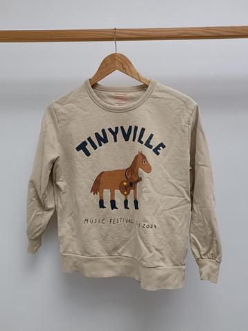 Leuke sweater Tiny Cottons 152 beige paard beschikbaar voor biedingen