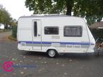 Hobby De luxe 400 SF Vast Bed + Mover, Caravans en Kamperen, Hobby, Schokbreker, Bedrijf, 5 tot 6 meter