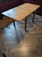 Echthout uitschuifbaar Vida XL eettafel. 170cm X 85cm., Huis en Inrichting, Ophalen, 50 tot 100 cm, Zo goed als nieuw, Vijf personen of meer