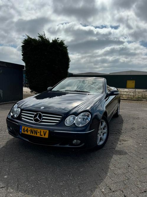 Mercedes-Benz CLK 1.8 Clk200 Kompr Cabriolet AUT 2004 Blauw, Auto's, Mercedes-Benz, Particulier, CLK, Benzine, E, Cabriolet, Automaat