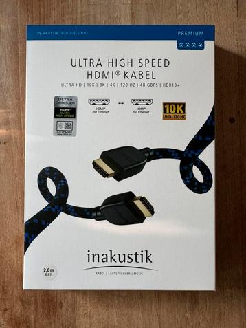 Inakustik Premium Ultra High Speed HDMI kabel 2 m beschikbaar voor biedingen
