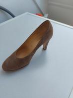 Zandkleurige suede leren damesschoenen Gabor maat 2 1/2, Ophalen of Verzenden, Zo goed als nieuw, Beige