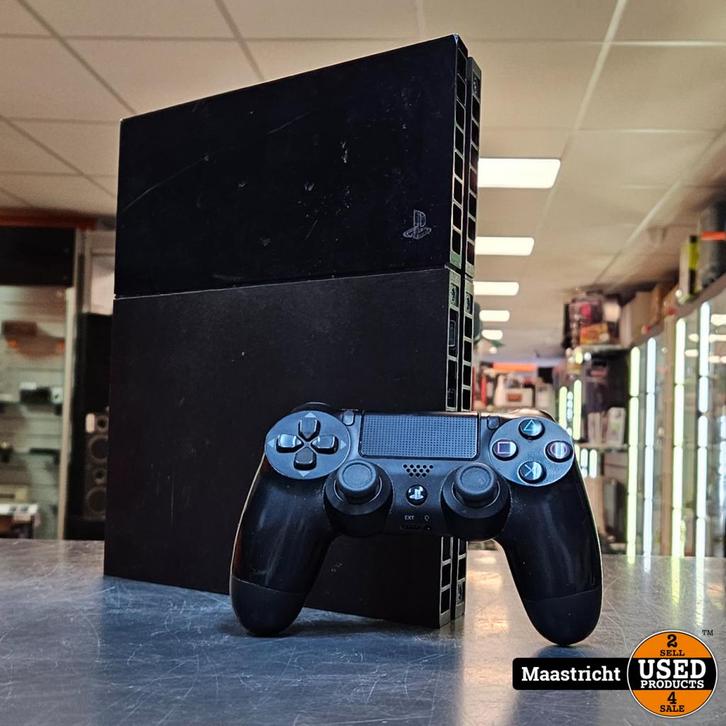 Sony - Playstation 4 - 1ste Gen - 500GB - Zwart - In Nette S, Spelcomputers en Games, Spelcomputers | Sony PlayStation 4, Gebruikt