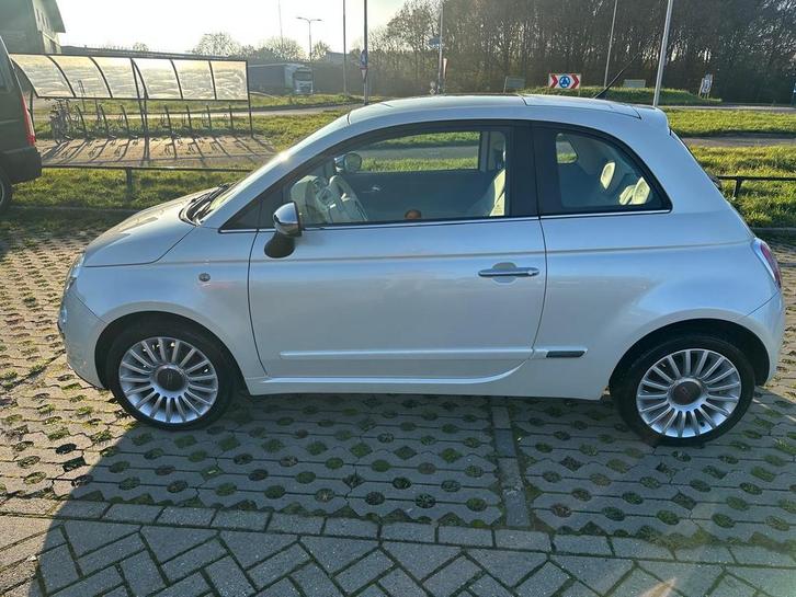 Fiat 500 1.2 AUT 2010 Parelmoer, Auto's, Fiat, Particulier, Airbags, Airconditioning, Centrale vergrendeling, Elektrische ramen