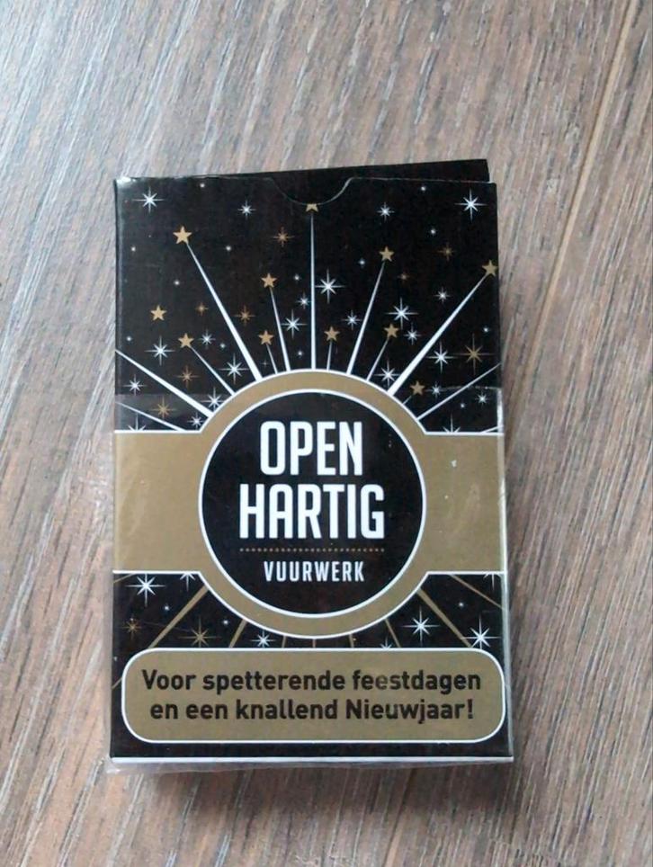 Openhartig Vuurwerk Spel, Hobby en Vrije tijd, Gezelschapsspellen | Overige, Nieuw, Een of twee spelers, Drie of vier spelers