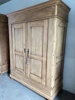 Antieke oud eiken geloogde jast demontabel 1850, Antiek en Kunst, Ophalen