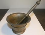 Brons - vijzel met stamper [1916], Antiek en Kunst, Antiek | Koper en Brons, Ophalen