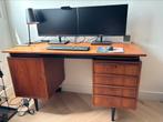 Mid century retro vintage bureau, deens/scandinavisch design, Huis en Inrichting, Bureaus, Ophalen, Gebruikt