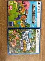 Minecraft en rollercoaster tycoon, 1 speler, Ophalen of Verzenden, Zo goed als nieuw, Vanaf 3 jaar