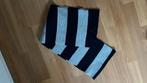 Sjaal 2 stuks  gebreid 1.40m lang wit blauw grijs blauw, Ophalen of Verzenden, Zo goed als nieuw, Sjaal
