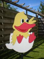 te huur: kraamversiering / geboortebord (kuiken), Ophalen, Nieuw, Geboortebord