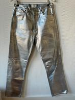 Agolde jeans spijkerbroek zilver 29 denim coated, Ophalen of Verzenden, Zo goed als nieuw, Grijs, W28 - W29 (confectie 36)