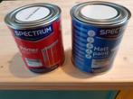 Twee potten verf van Spectrum (Primer en lak Loft), Overige kleuren, Ophalen of Verzenden, Minder dan 5 liter, Verf