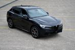 Alfa Romeo Stelvio 2.0 T AWD Veloce, Auto's, Automaat, Zwart, 4 cilinders, Zwart