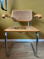 Thonet/Breuer Cesca stoel met leuningen, Ophalen, Gebruikt, Bruin, Metaal