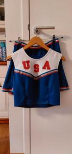 Cheerleader pakje kostuum carnaval maat 38 M met pom poms, Kleding | Dames, Carnavalskleding en Feestkleding, Maat 38/40 (M), Carnaval