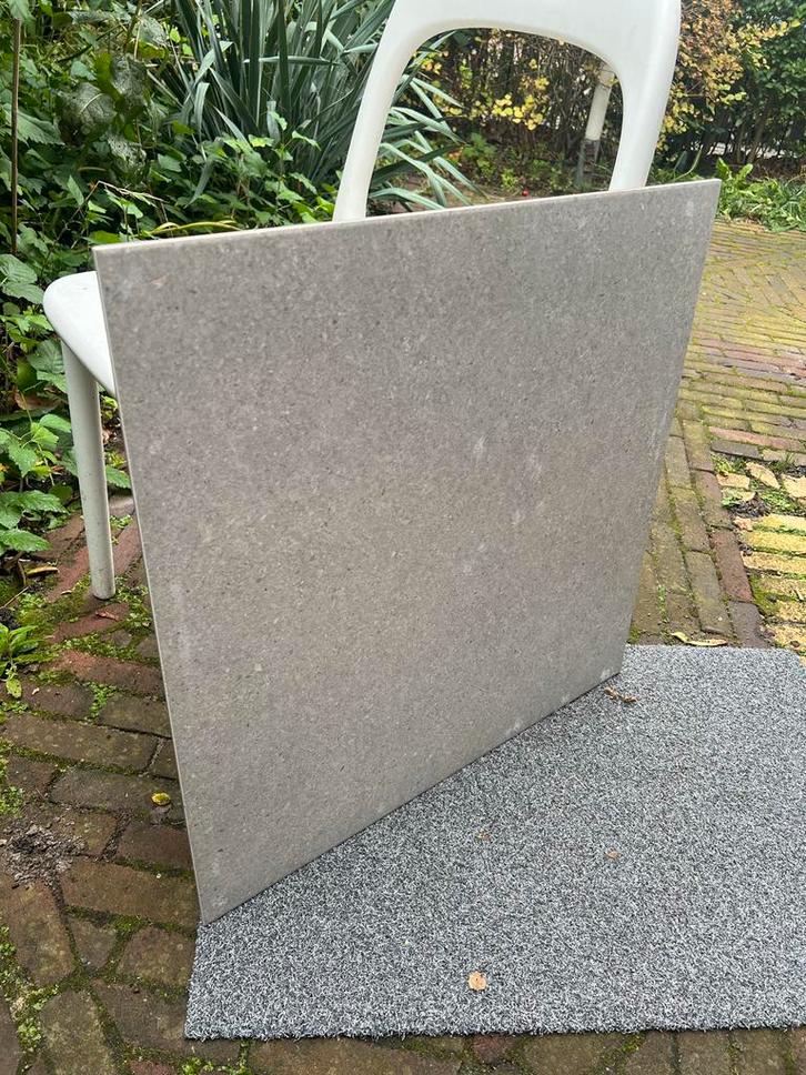 4 Nieuwe Vloertegels 60x60 - Perfect voor Toilet!, Doe-het-zelf en Verbouw, Tegels, Nieuw, Vloertegels, Keramiek, 40 tot 60 cm