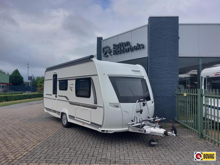 Fendt Bianco Activ 465 SGE, Caravans en Kamperen, Caravans, Bedrijf, tot en met 2, 1250 - 1500 kg, Overige, Fendt, 2 aparte bedden